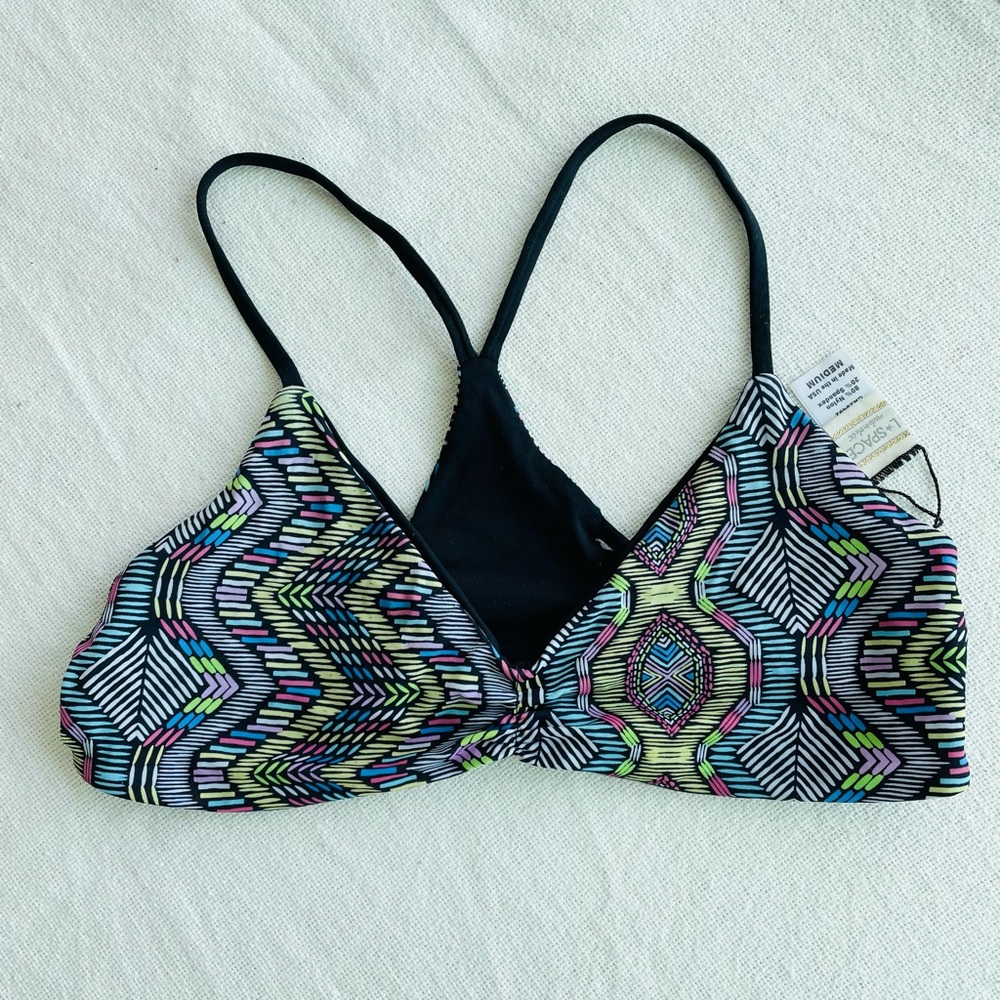 L*Space Reversible Bikini Top Racerback Ixtapa M